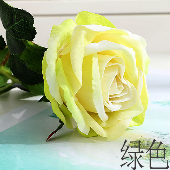 Simulation single flannel rose