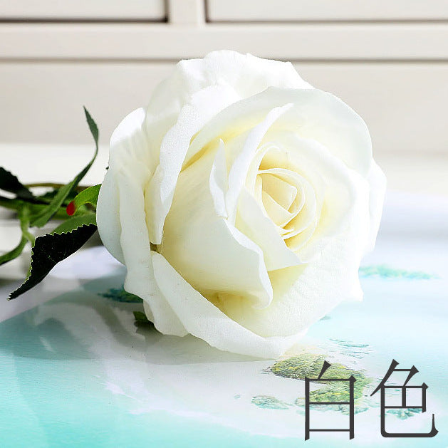 Simulation single flannel rose