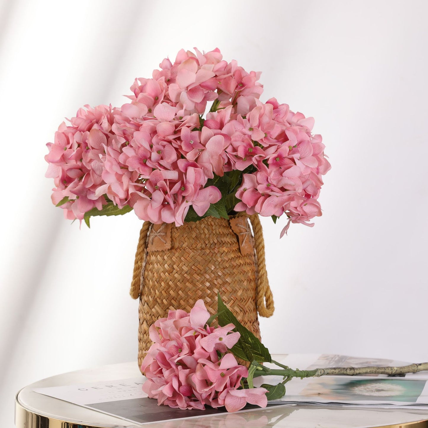 Artificial flower nourishing hydrangea