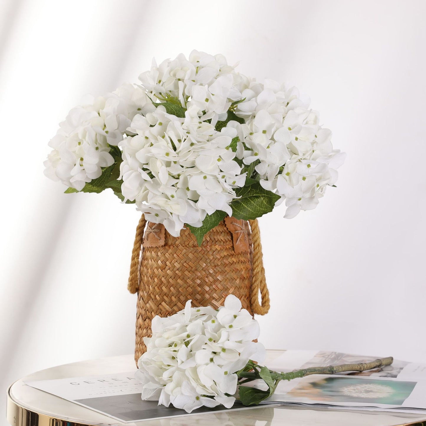 Artificial flower nourishing hydrangea