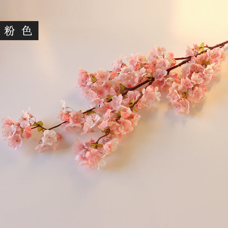 Simulation single cherry blossom branches