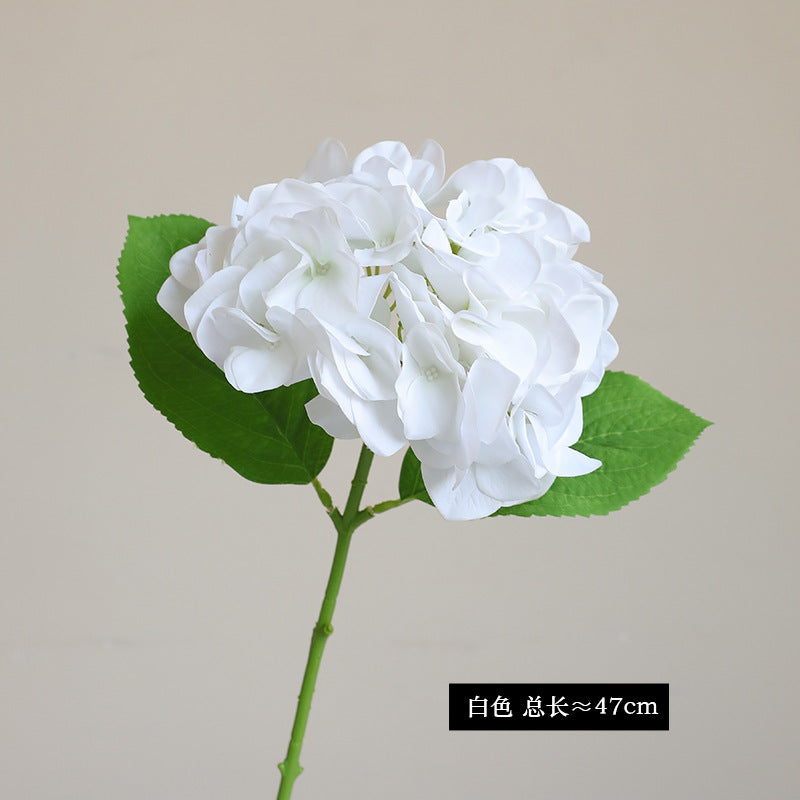 Artificial Moisturizing Hydrangea Bouquet - Lifelike Faux Flowers for Wedding, Table Centerpieces & Gift