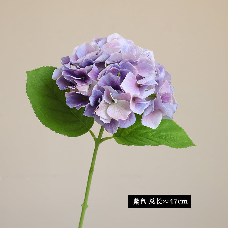 Artificial Moisturizing Hydrangea Bouquet - Lifelike Faux Flowers for Wedding, Table Centerpieces & Gift