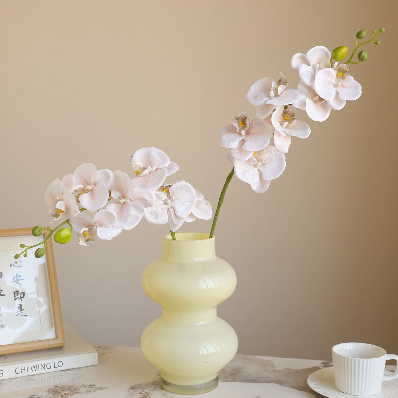7-Branch Silk Phalaenopsis - Simulated Artificial Orchids for High-End Home Decor, Floral Displays