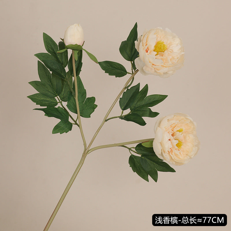 Artificial silk peony