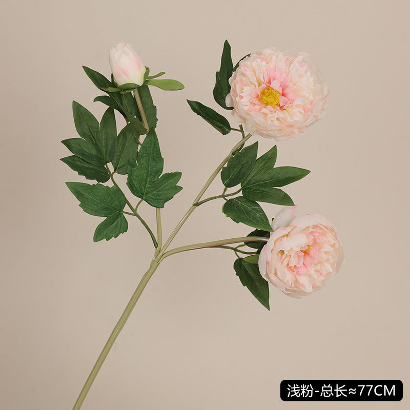 Artificial silk peony