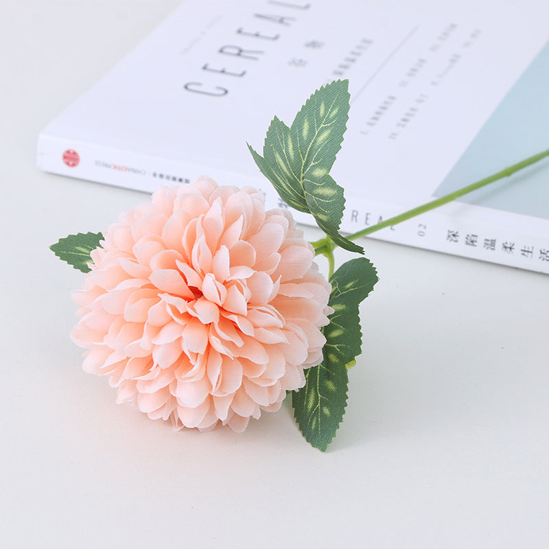 Single-headed leafed dandelion daisy artificial flower