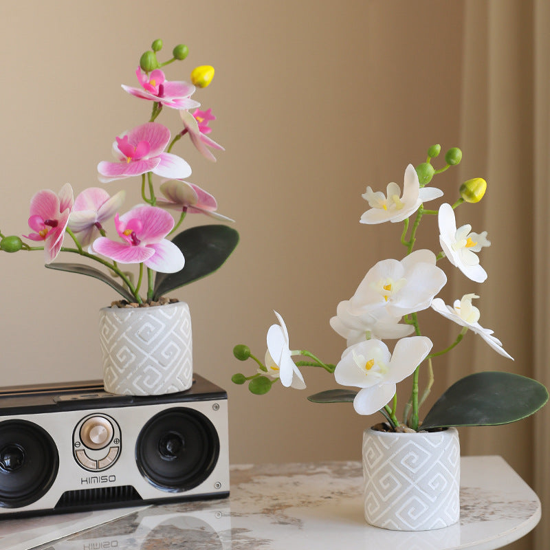 Phalaenopsis potted artificial flowers