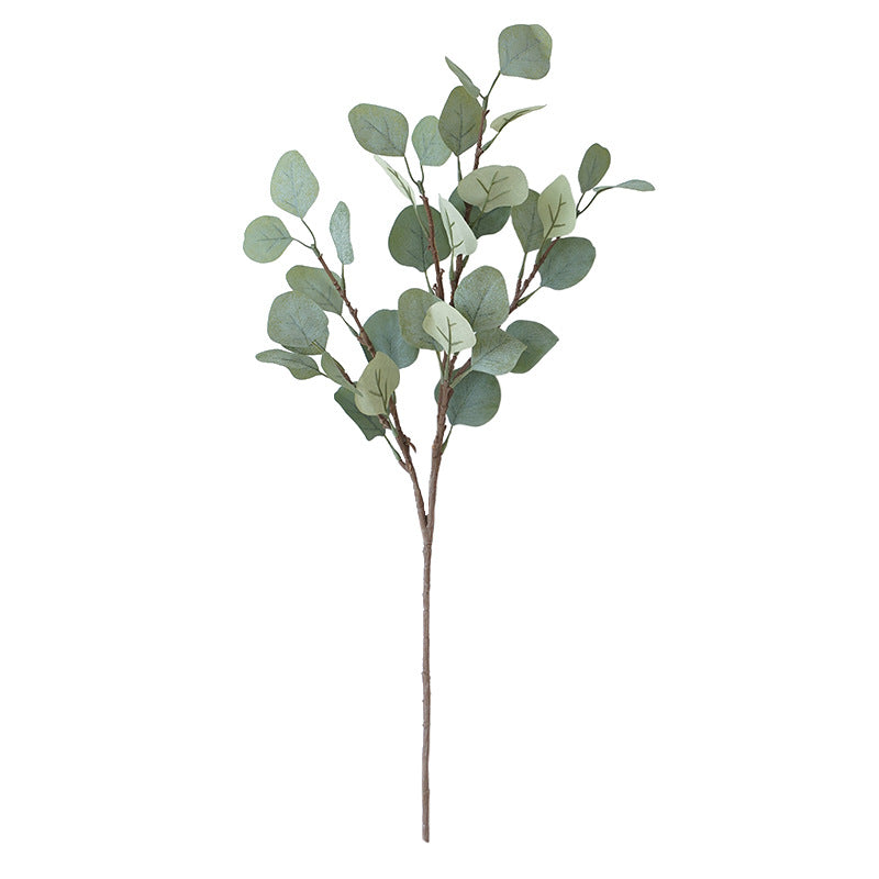 Paper Pulp Artificial Eucalyptus Leaves - Simulated Money Leaf Faux Greenery for Home Decor, Vase Arrangements