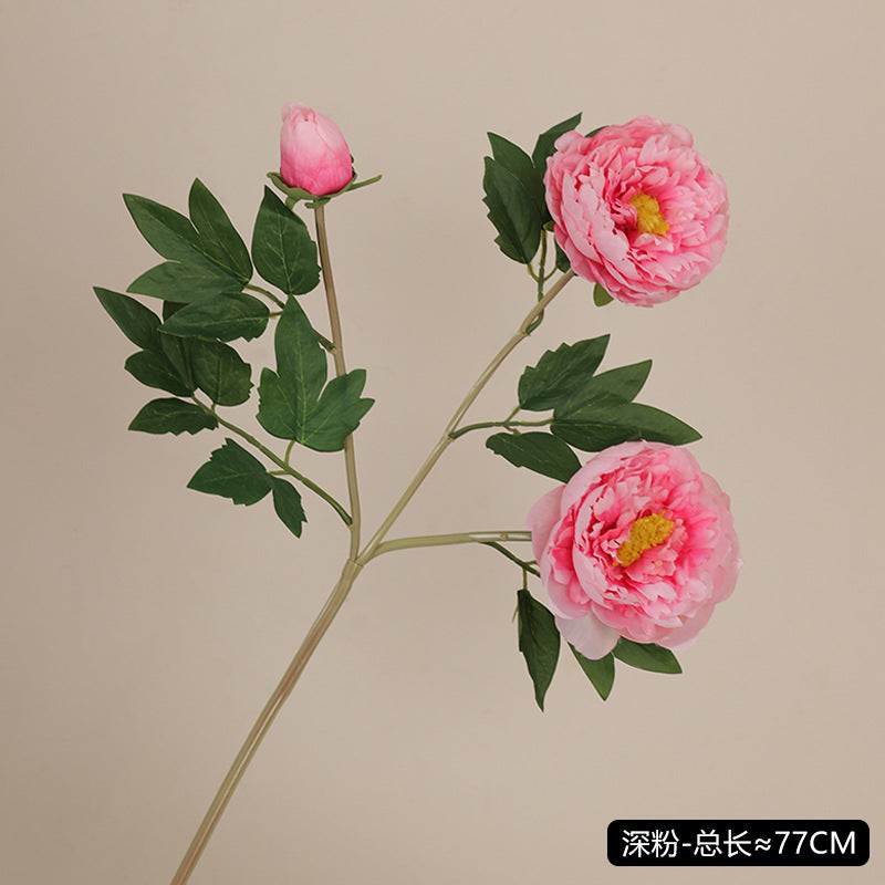 Artificial silk peony