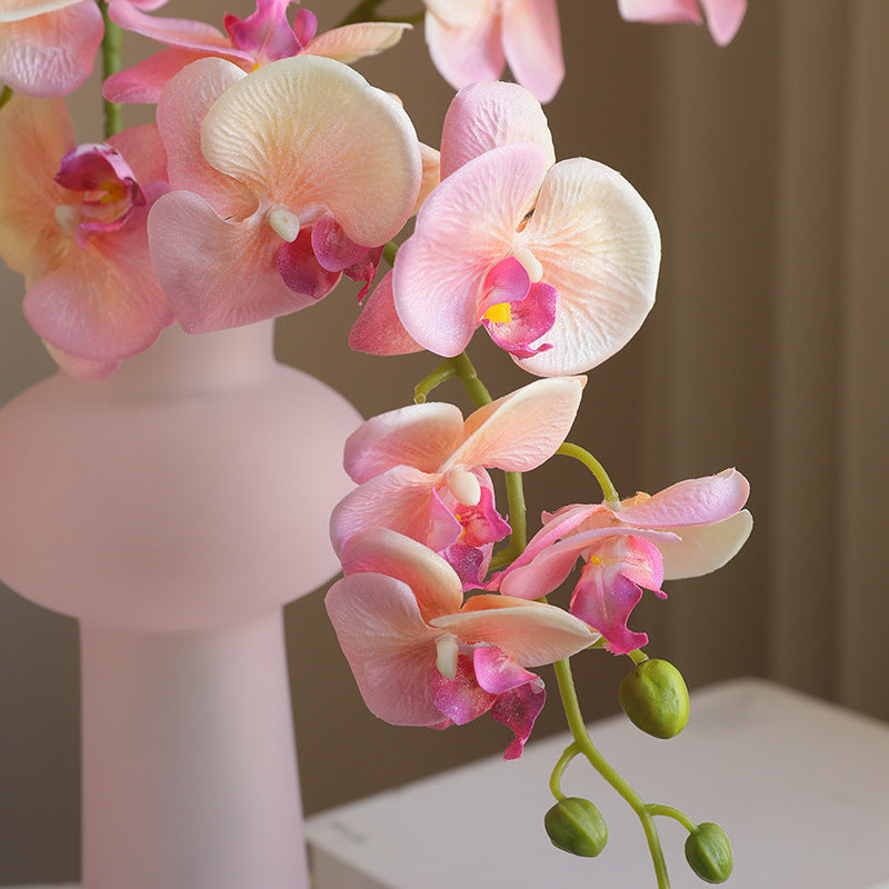 7-Branch Silk Phalaenopsis - Simulated Artificial Orchids for High-End Home Decor, Floral Displays