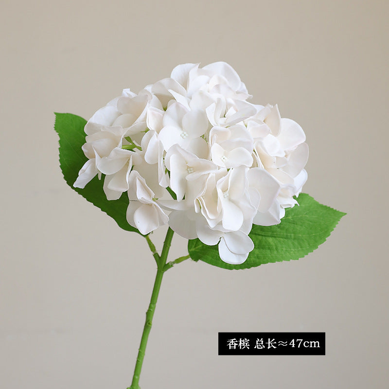 Artificial Moisturizing Hydrangea Bouquet - Lifelike Faux Flowers for Wedding, Table Centerpieces & Gift