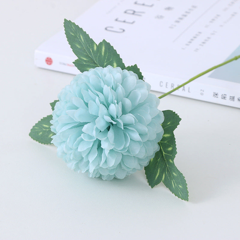 Single-headed leafed dandelion daisy artificial flower
