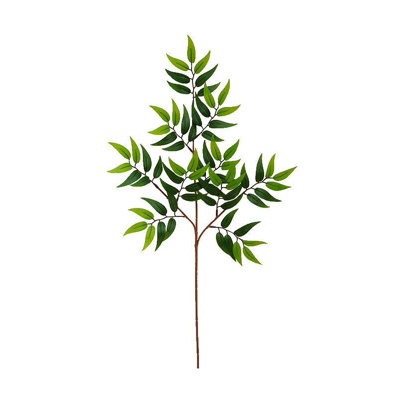 Simulation green plant jujube leaf melon seed leaf