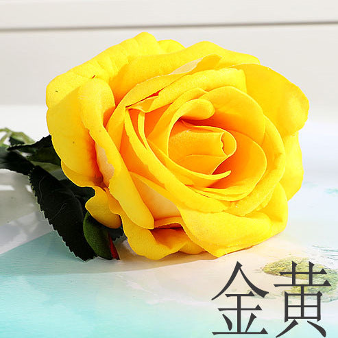 Simulation single flannel rose