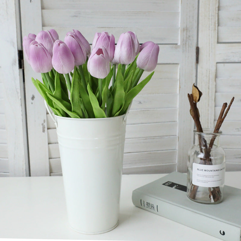 PU mini tulip artificial flower