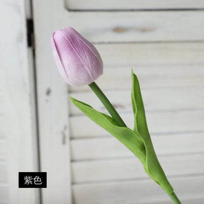 PU mini tulip artificial flower