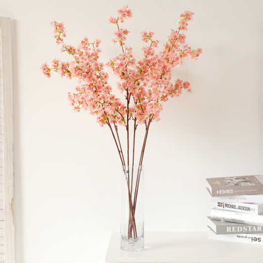 Simulation single cherry blossom branches