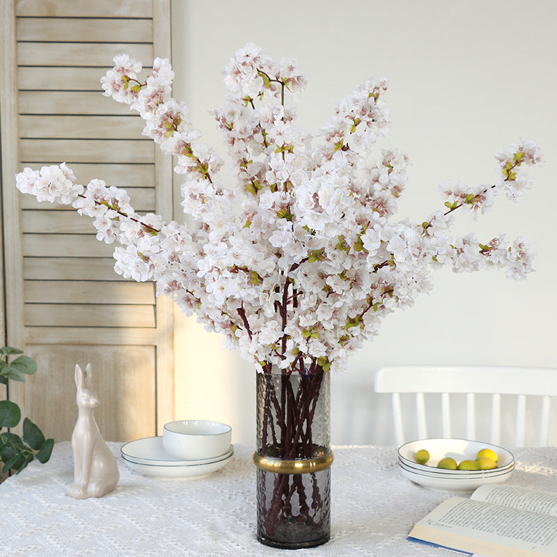 Simulation single cherry blossom branches