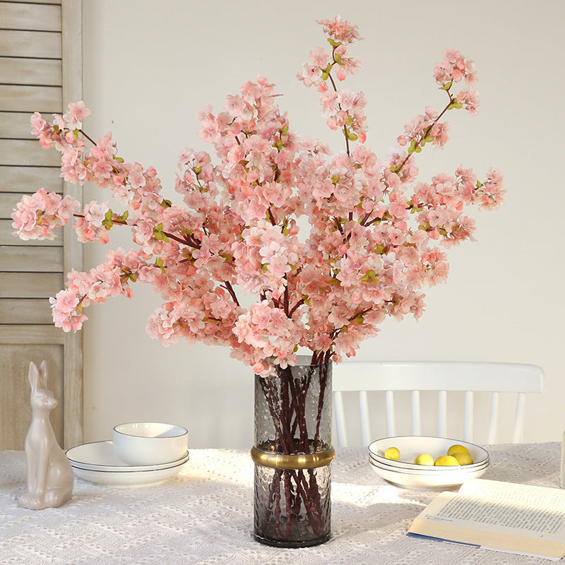 Simulation single cherry blossom branches