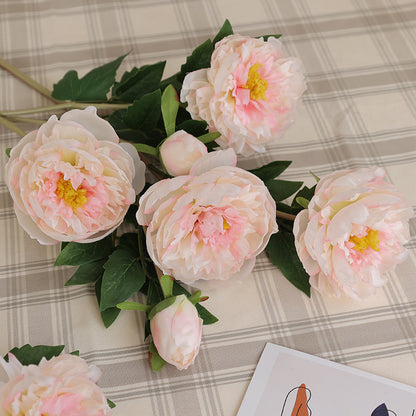 Artificial silk peony