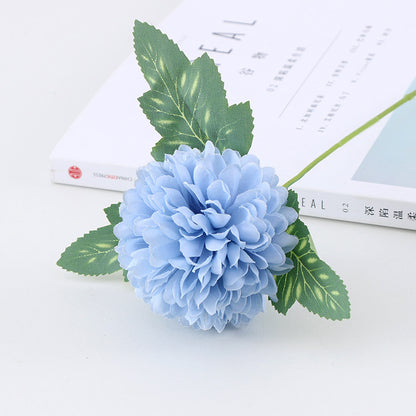 Single-headed leafed dandelion daisy artificial flower