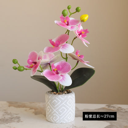 Phalaenopsis potted artificial flowers