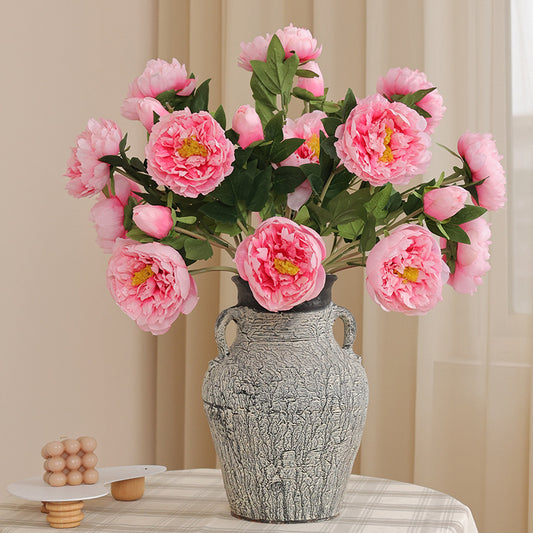 Artificial silk peony