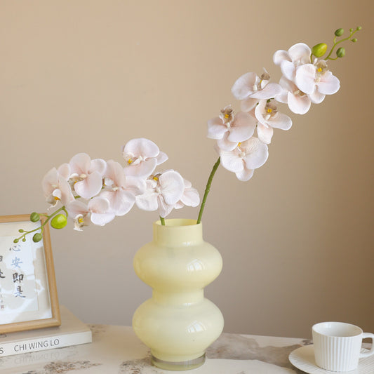 7-Branch Silk Phalaenopsis - Simulated Artificial Orchids for High-End Home Decor, Floral Displays
