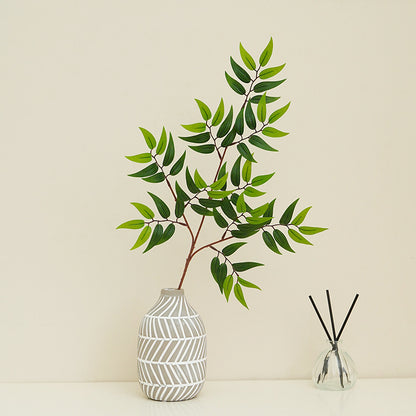 Simulation green plant jujube leaf melon seed leaf