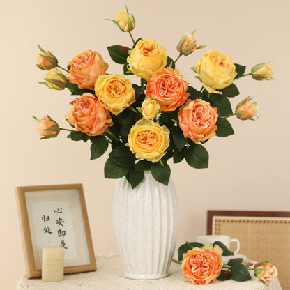 High-grade simulated single stem 2 spring roses