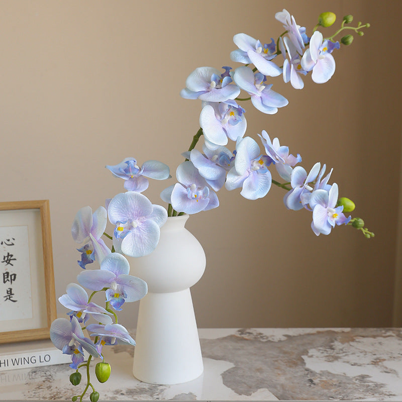 7-Branch Silk Phalaenopsis - Simulated Artificial Orchids for High-End Home Decor, Floral Displays
