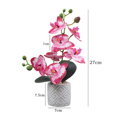 Phalaenopsis potted artificial flowers
