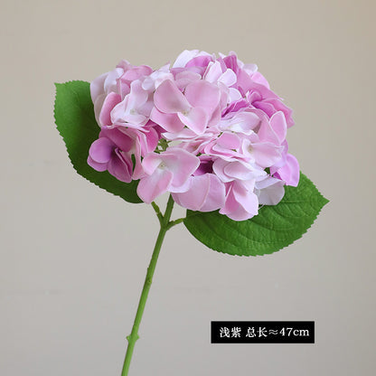 Artificial Moisturizing Hydrangea Bouquet - Lifelike Faux Flowers for Wedding, Table Centerpieces & Gift