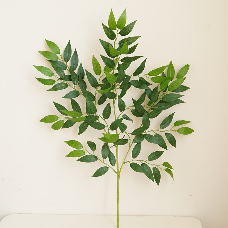 Simulation green plant jujube leaf melon seed leaf