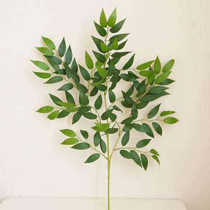 Simulation green plant jujube leaf melon seed leaf
