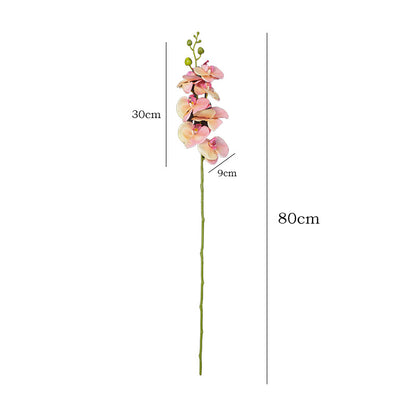 7-Branch Silk Phalaenopsis - Simulated Artificial Orchids for High-End Home Decor, Floral Displays