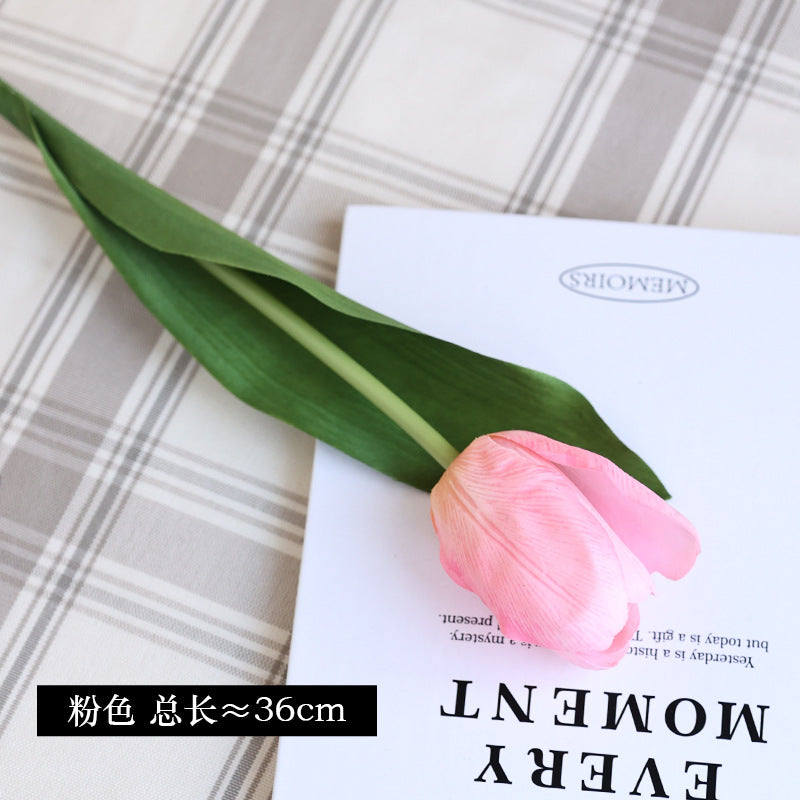 High-End Simulated Moisturizing Tulips - Realistic Faux Tulip Flowers for Home Decor, Vase Arrangements