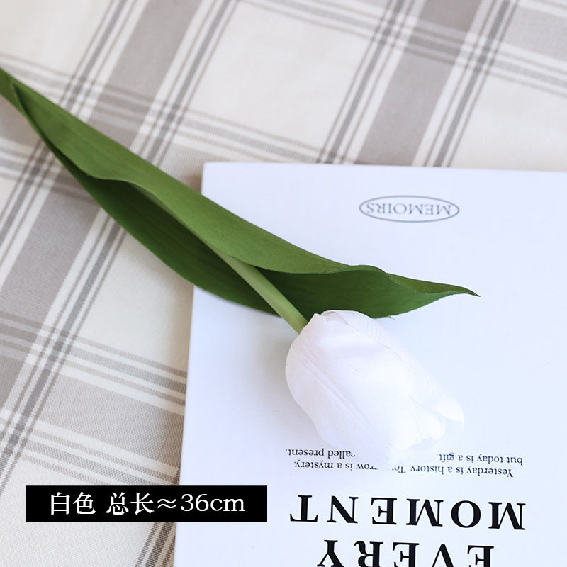 High-End Simulated Moisturizing Tulips - Realistic Faux Tulip Flowers for Home Decor, Vase Arrangements