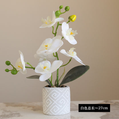 Phalaenopsis potted artificial flowers