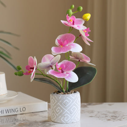 Phalaenopsis potted artificial flowers