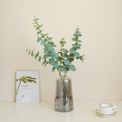 Simulated single eucalyptus leaf, money leaf