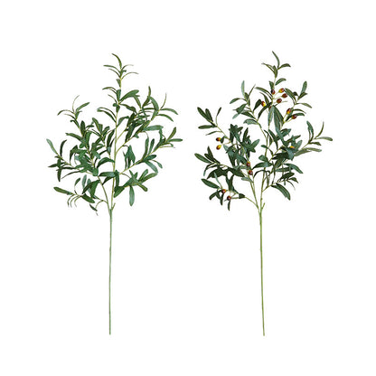 High-end simulated green plants with ten olive branches