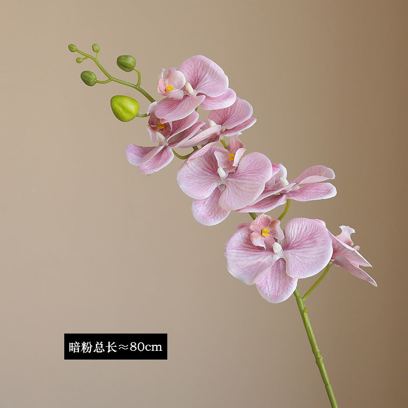 7-Branch Silk Phalaenopsis - Simulated Artificial Orchids for High-End Home Decor, Floral Displays