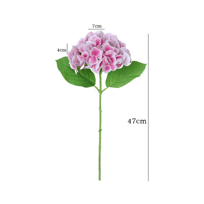 Artificial Moisturizing Hydrangea Bouquet - Lifelike Faux Flowers for Wedding, Table Centerpieces & Gift